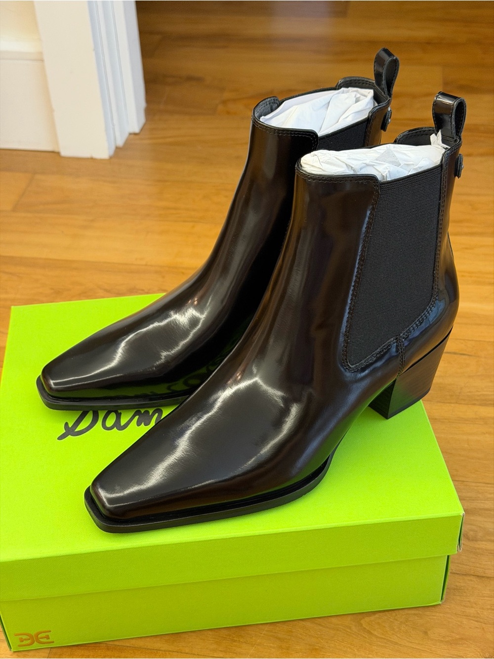 Sam Edelman Black Chelsea Ankle Boots